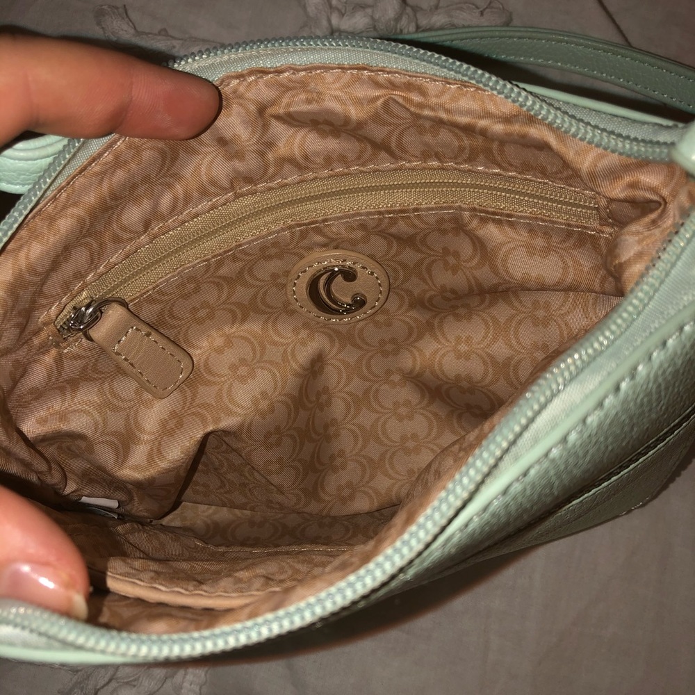 Mint green cross body purse - Picture 3 of 3